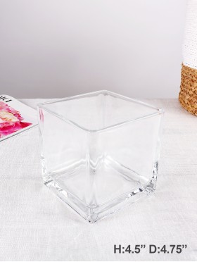 Square Glass Vase